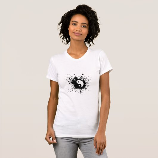 Yin-Yang Splat. T-shirt (Voorkant volledig)