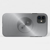 Yin Yang (Staal) Case-Mate iPhone Case (Achterkant (horizontaal))