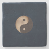 Yin Yang Stenen Onderzetter (Voorkant)