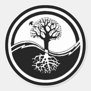 Yin Yang ~ Sticker arbre