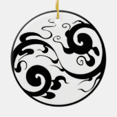 Yin Yang Swirl Ornament (Achterkant)