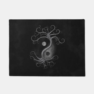 Yin Yang Swirl Tree Deurmat