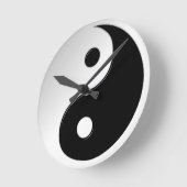 Yin Yang Sybol Round Wall klok (Hoek)