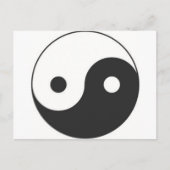 YIN & YANG SYMBOL BRIEFKAART (Voorkant)