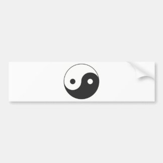 YIN & YANG SYMBOL BUMPERSTICKER