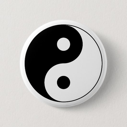 Yin Yang Symbol Button (Voorkant)