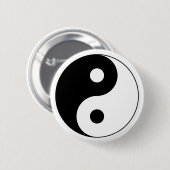 Yin Yang Symbol Button (Voorkant /achterkant)