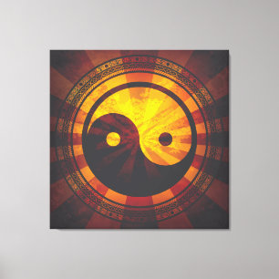  Yin Yang Symbol Canvas Afdruk
