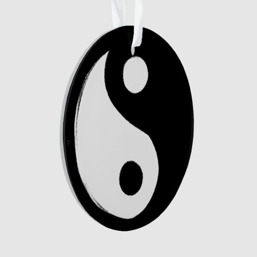 Yin Yang Symbol Dark and Light Ornament (voorkant)