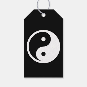 Yin Yang Symbol - massief tattoo ontwerp 2 Cadeaulabel
