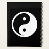 Yin Yang Symbol - massief tattoo ontwerp 2 Planner (Achterkant)