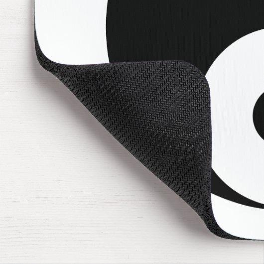 Yin Yang Symbol Mousepad Muismat (Hoek)