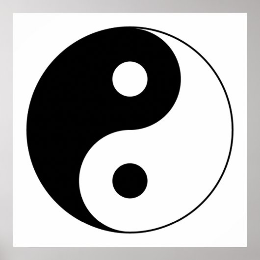 Yin Yang Symbol Poster (Voorkant)