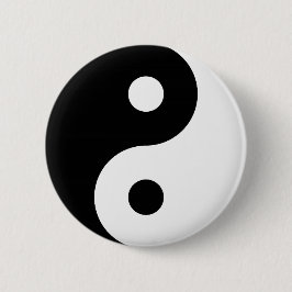 Yin Yang Symbol Ronde Button 5,7 Cm