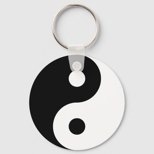 Yin Yang Symbol Sleutelhanger (Voorkant)