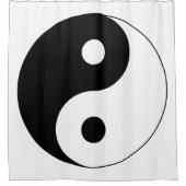Yin Yang Symbol Spiritueel Douchegordijn (Voorkant)