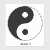 Yin Yang Symbol Spiritueel Sticker (Vel)