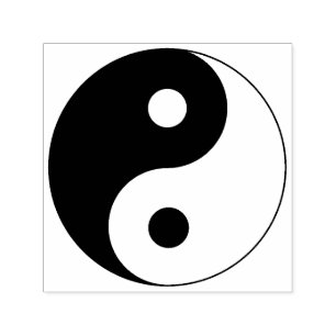 Yin Yang Symbol Spiritueel Zelfinktende Stempel