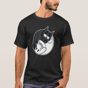 Yin Yang Symbool Kat Hond Dier Schattige Huisdier T-shirt