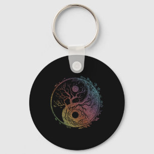 Yin Yang-symbool, Levensboom, Tai Chi, Qigong, Yog Sleutelhanger