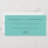 Yin Yang Symbool - ontwerp van vast tattoo (Achterkant)