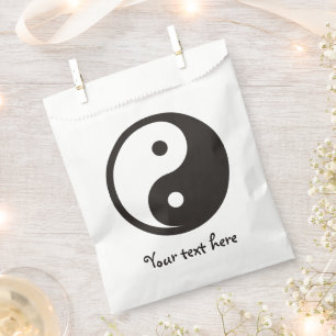 Yin Yang Symbool - ontwerp van vast tattoo Bedankzakje