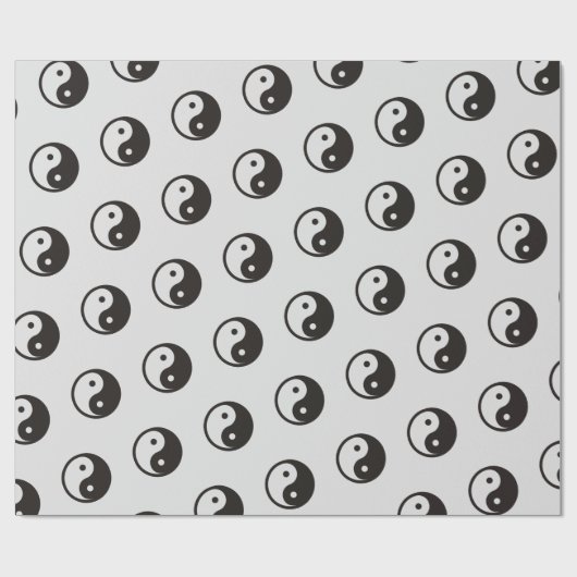 Yin Yang Symbool - ontwerp van vast tattoo Cadeaupapier (Vlak)