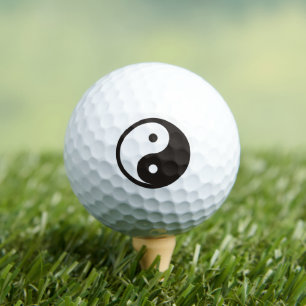 Yin Yang Symbool - ontwerp van vast tattoo Golfballen