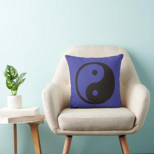 Yin Yang Symbool - ontwerp van vast tattoo Kussen