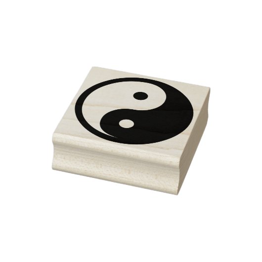 Yin Yang Symbool - ontwerp van vast tattoo Rubberstempel (Stempel)