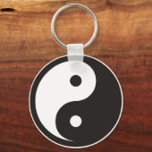 Yin Yang Symbool - ontwerp van vast tattoo Sleutelhanger (Voorkant)
