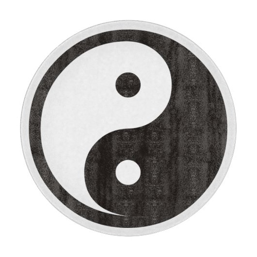 Yin Yang Symbool - ontwerp van vast tattoo Snijplank (Voorkant)
