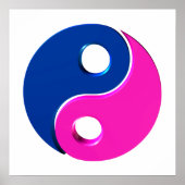 Yin Yang-symbool Poster (Voorkant)