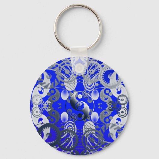 Yin yang-symbool sleutelhanger (Voorkant)