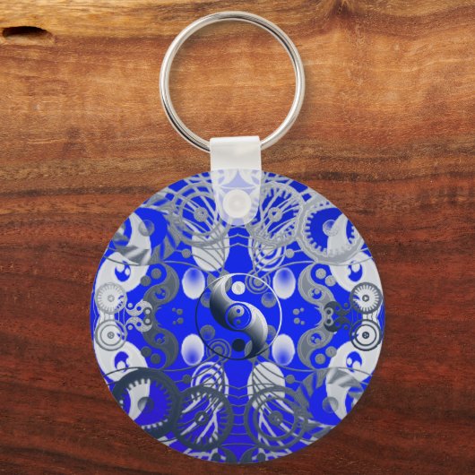 Yin yang-symbool sleutelhanger (Voorkant)