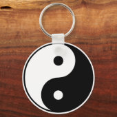 Yin Yang Symbool: Sleutelhanger (Voorkant)