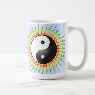 Yin Yang Symbool & Spiral: KoffieMok