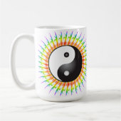 Yin Yang Symbool & Spiral: KoffieMok (Links)