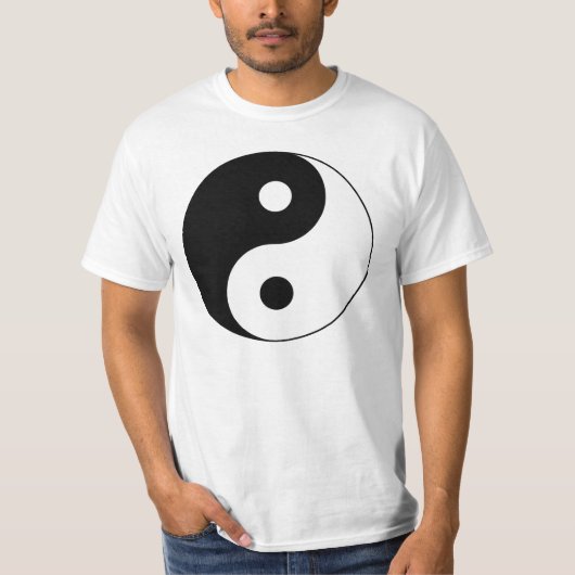 Yin/Yang Symbool T-shirt (Voorkant)