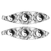 Yin & Yang Symbool Zwart-wit Tattoo Stijl Basketbal (Panelen)