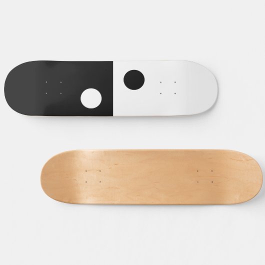 Yin Yang Symmetrie Skateboard (Horizontaal)