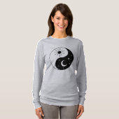 Yin-Yang - T-shirt à manches longues pour femmes (Devant entier)