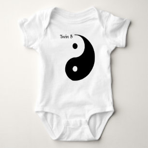 Yin Yang T-shirt voor Twins - Twin B