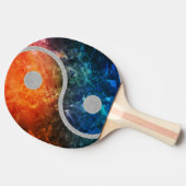Yin Yang Tafeltennisbatje (Zijkant)