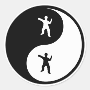 Yin Yang Tai Chi Ronde Sticker