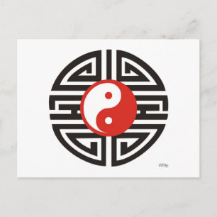 Yin Yang Tattoo Briefkaart