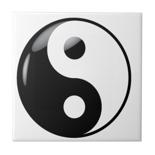 Yin yang tegeltje (Voorkant)