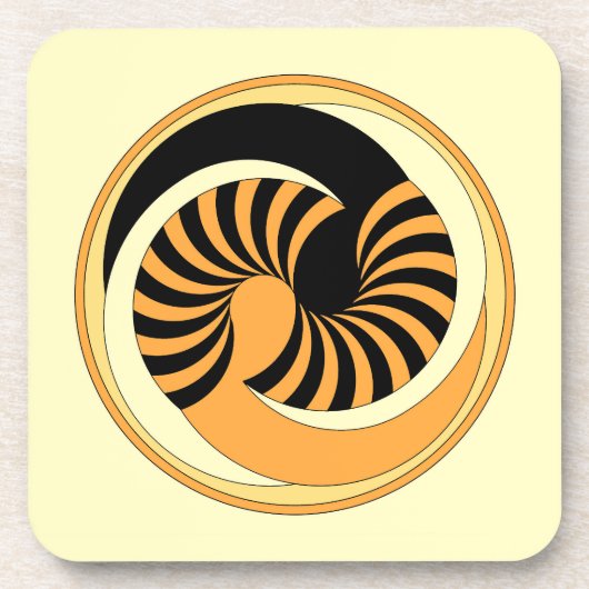 Yin Yang Tiger Onderzetters (Voorkant)