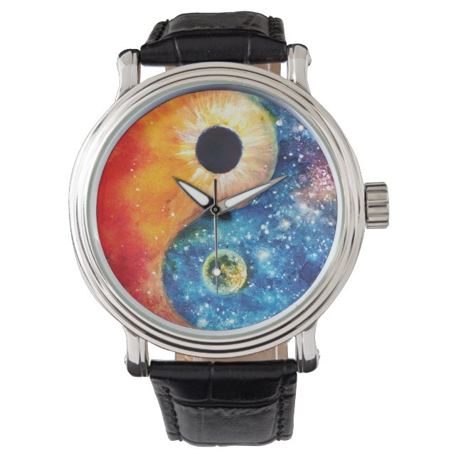 yin-yang-tijdmachine horloge (Voorkant)