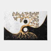 Yin Yang Tree - Marbles and Gold Deurmat (Voorkant)